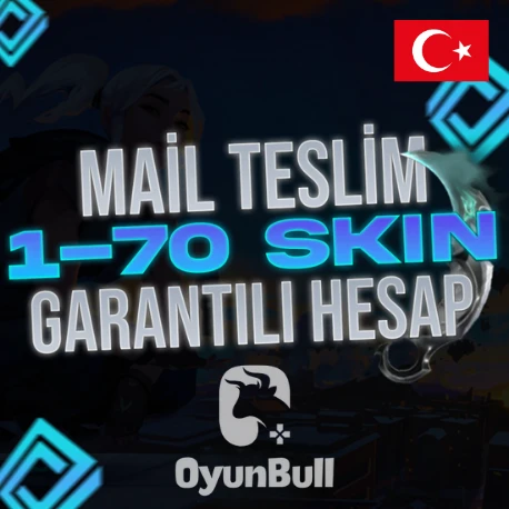 Mailli 1-70 Skin Garantili Random Hesap (TR)